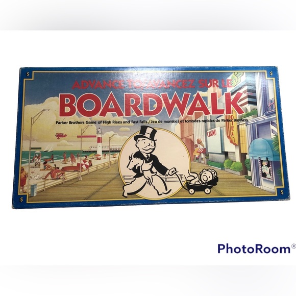 Vintage Advance To Boardwalk Board Game, Eng/French 2-4 players ,Age 8+ 1985 - Picture 1 of 6